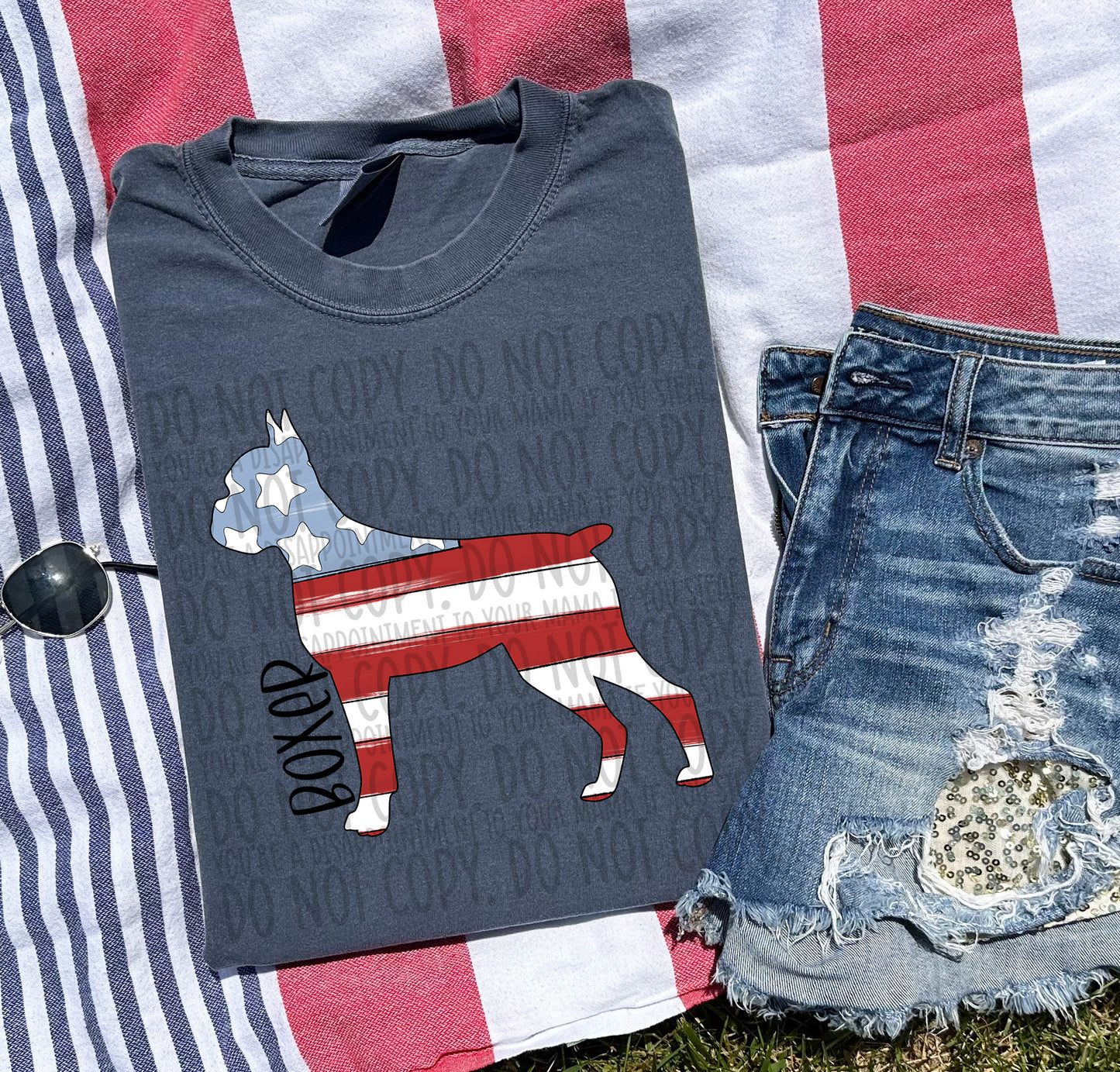 Patriotic Tee- Comfort Color
