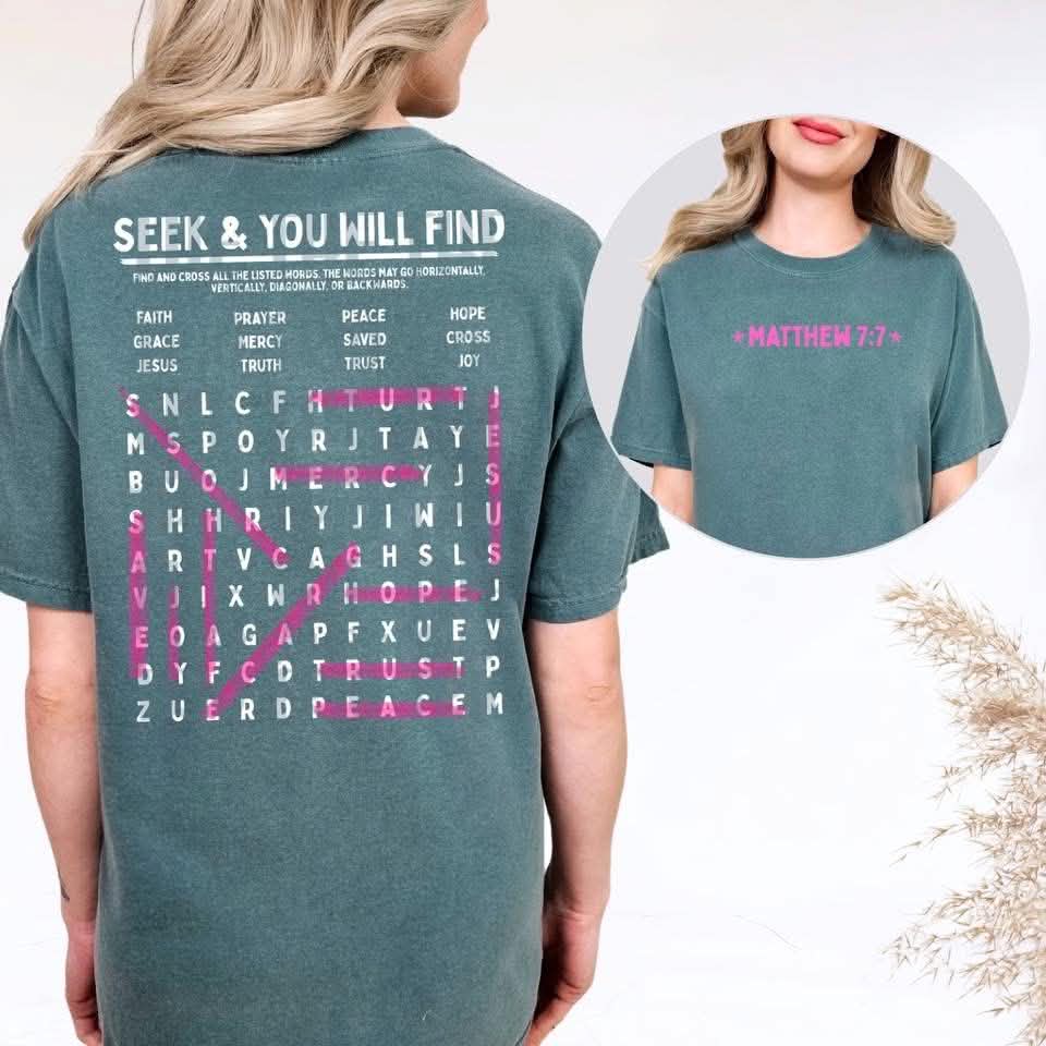 Seek & you will find-SET- DTF Transfer