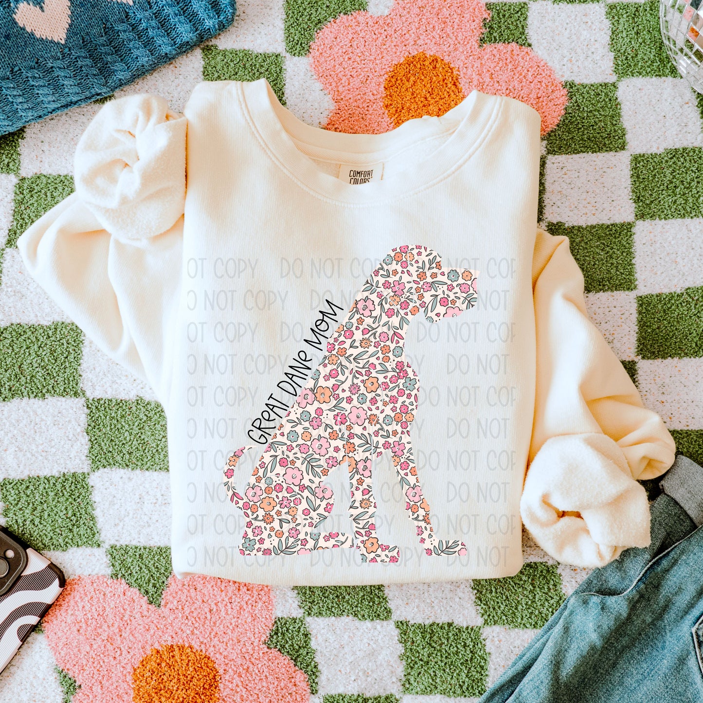 Dog Mom Floral- DTF Transfer