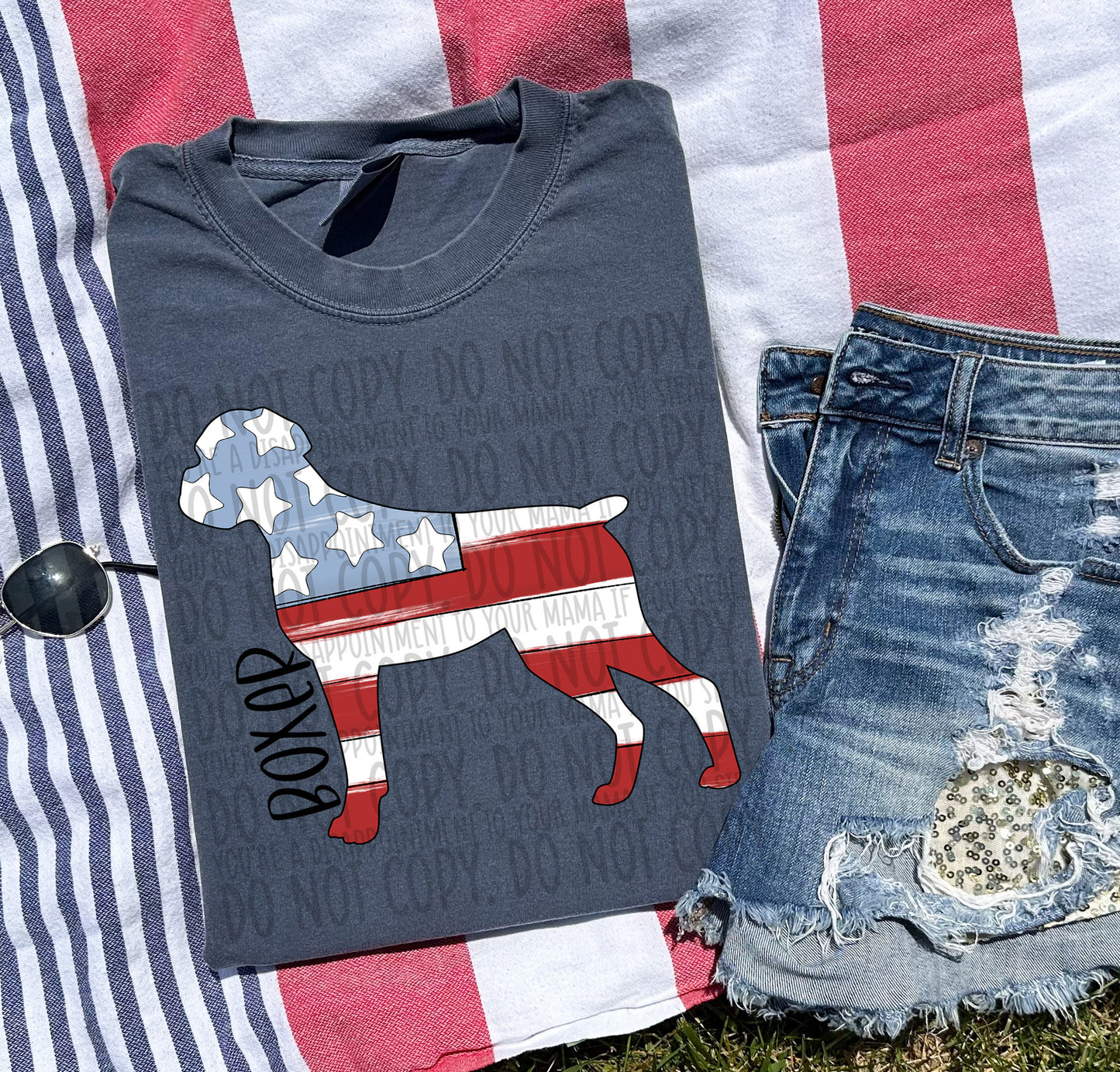 Patriotic Tee- Comfort Color