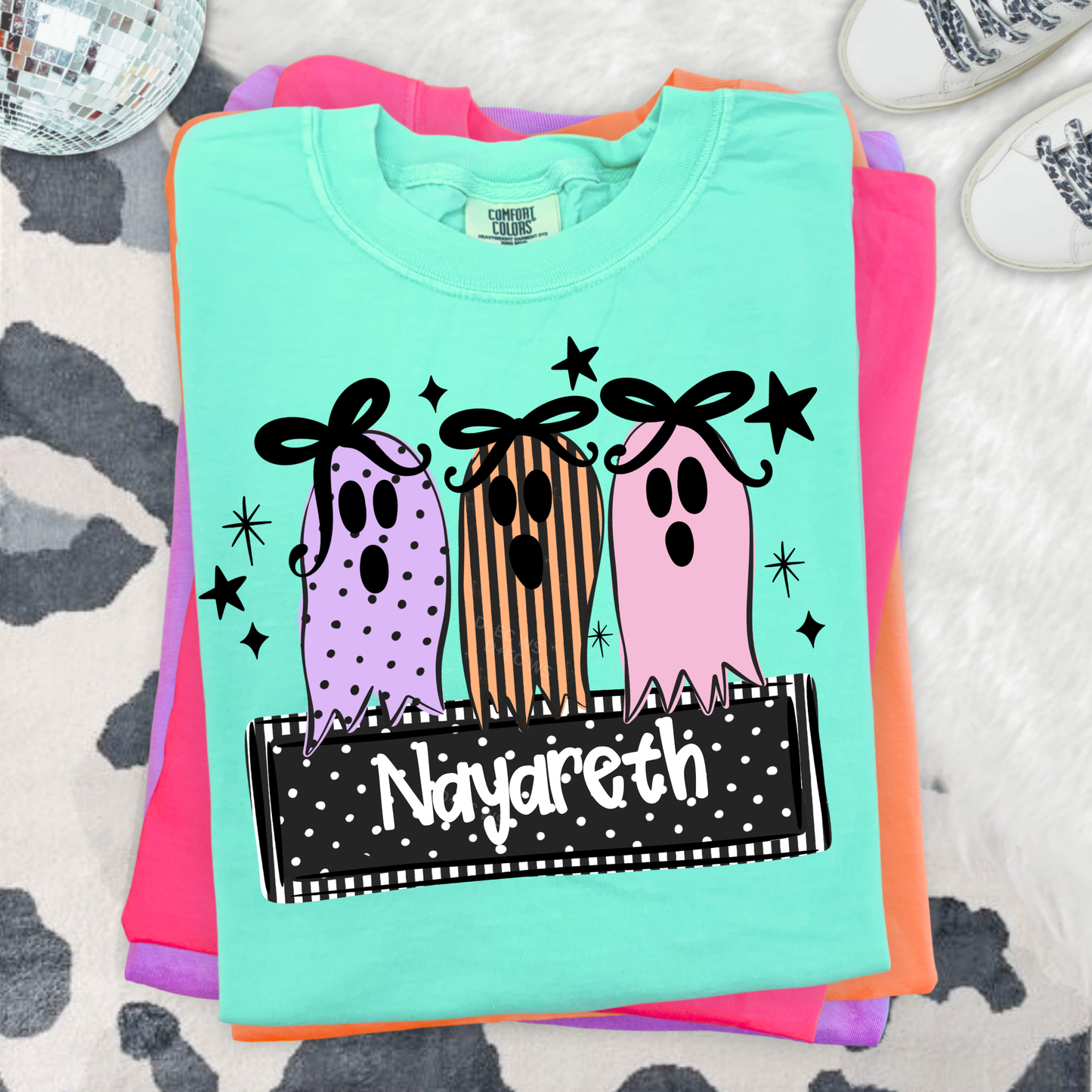Colorful Ghost Trio - CUSTOM- DTF transfer