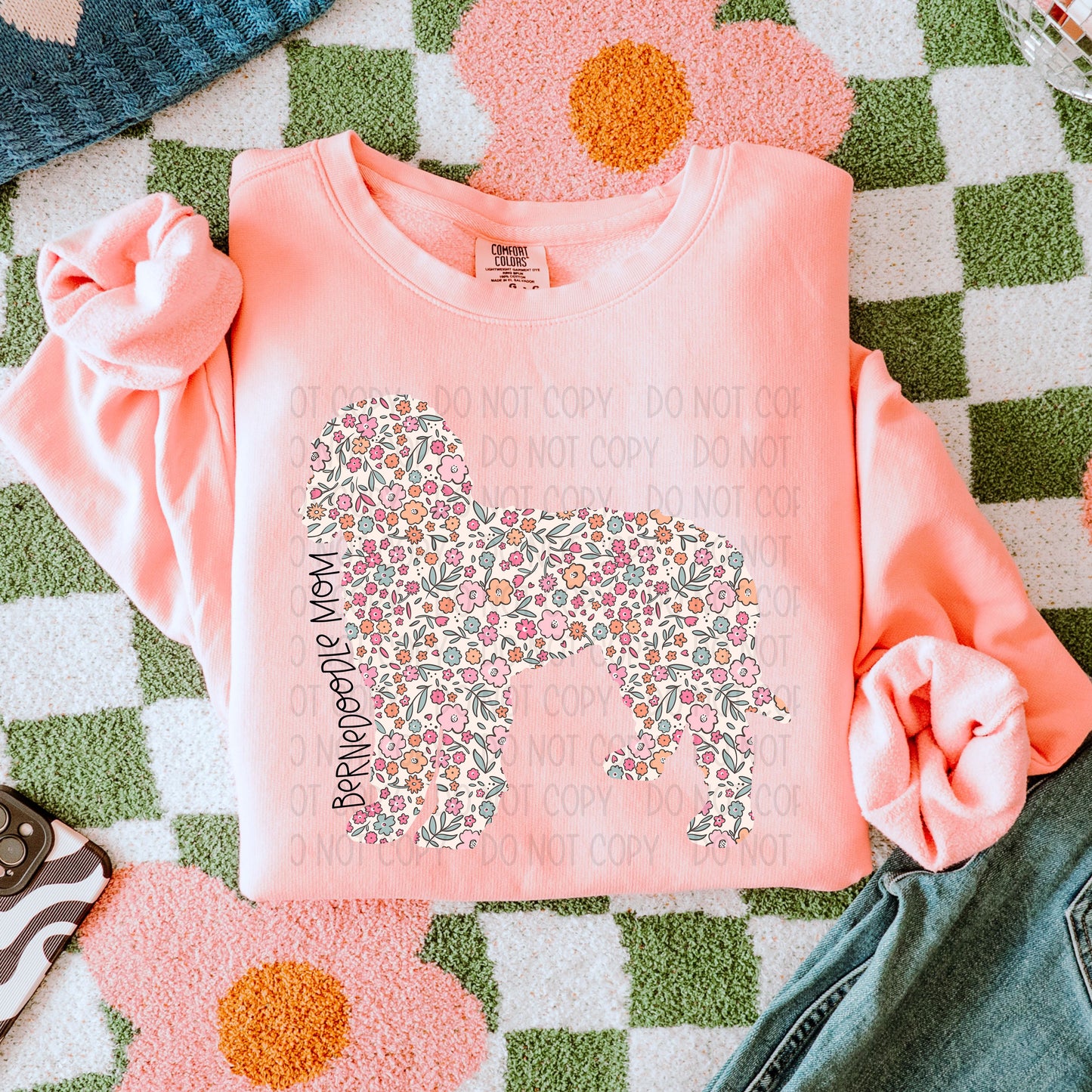 Dog Mom Floral- DTF Transfer