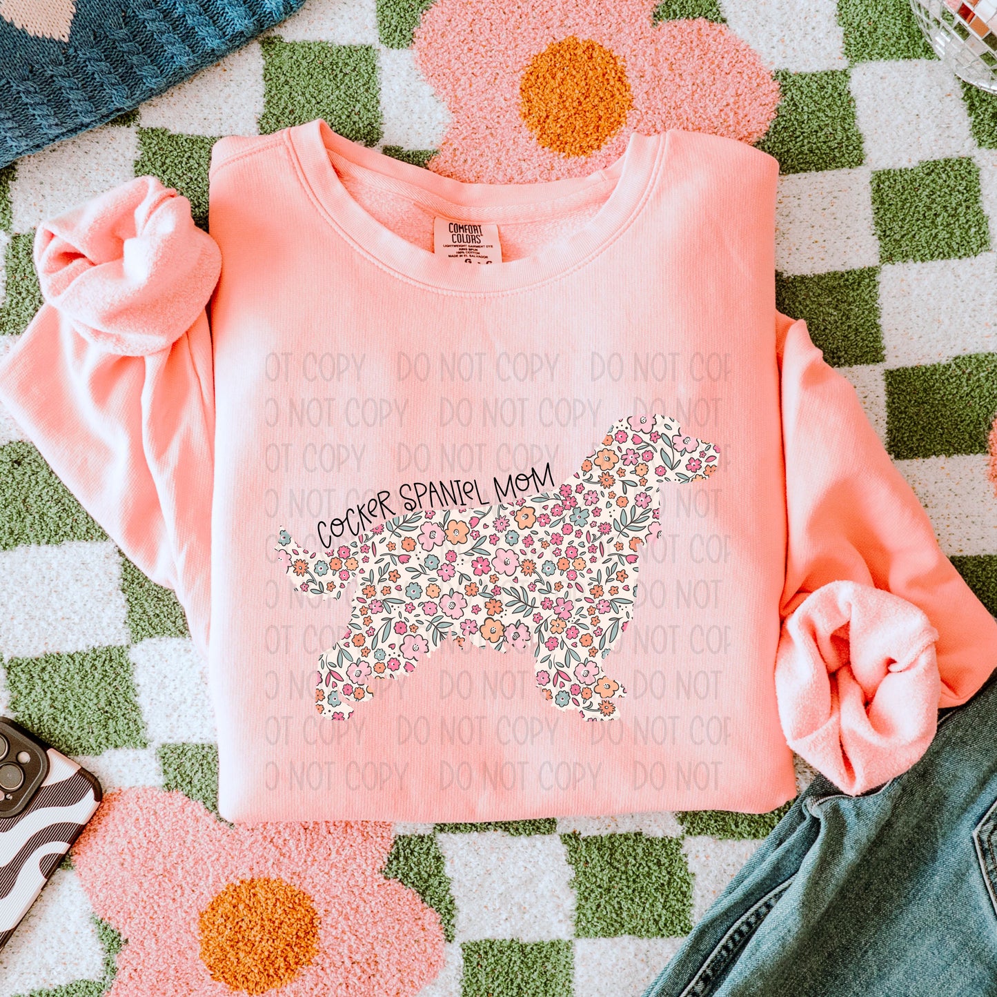 Dog Mom Floral- DTF Transfer