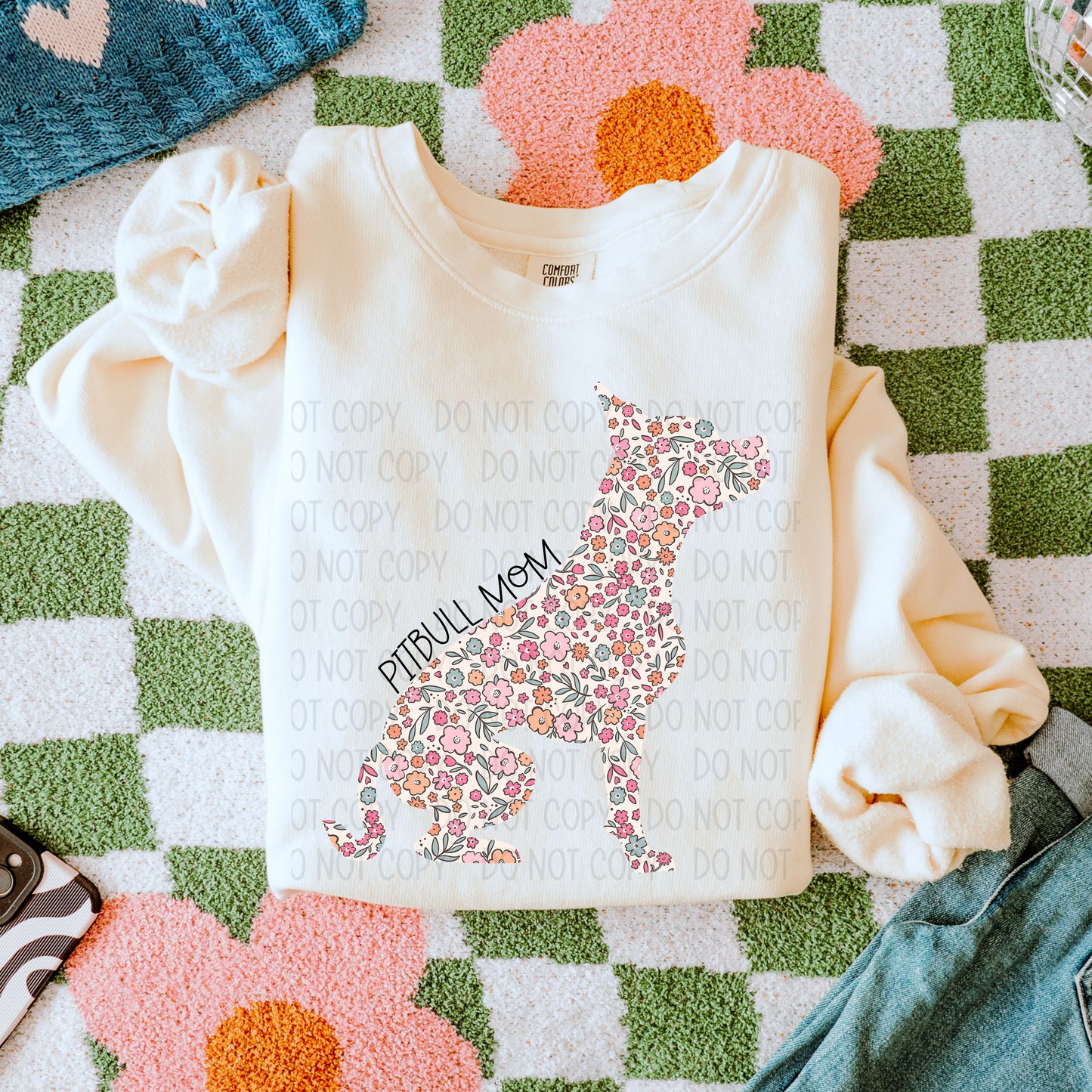 Dog Mom Floral- DTF Transfer