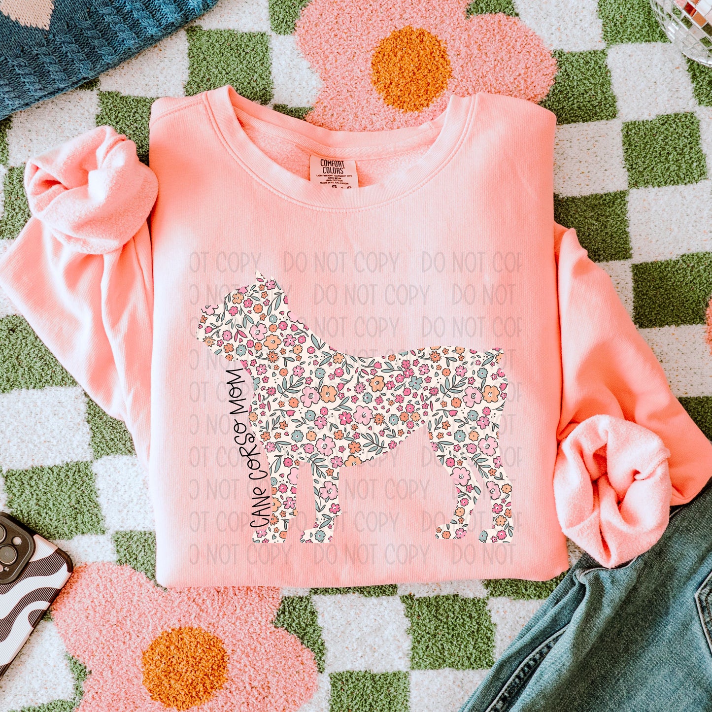 Dog Mom Floral- DTF Transfer