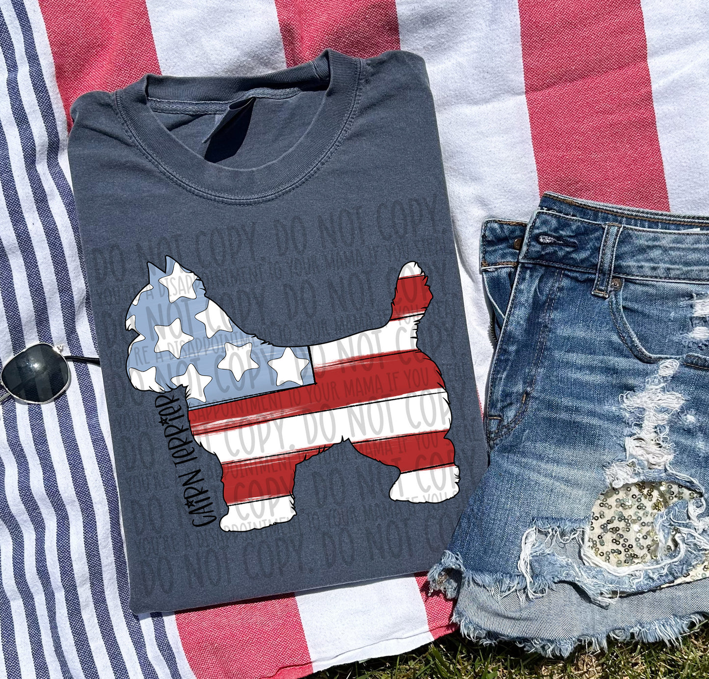 Patriotic Tee- Comfort Color