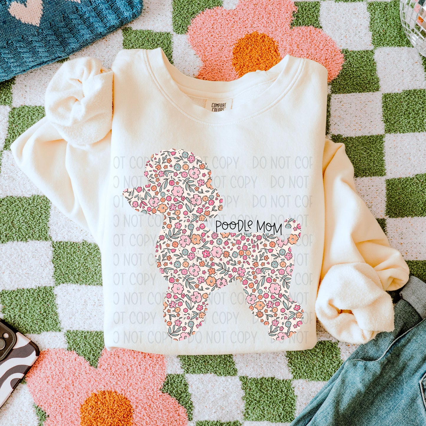 Dog Mom Floral- DTF Transfer