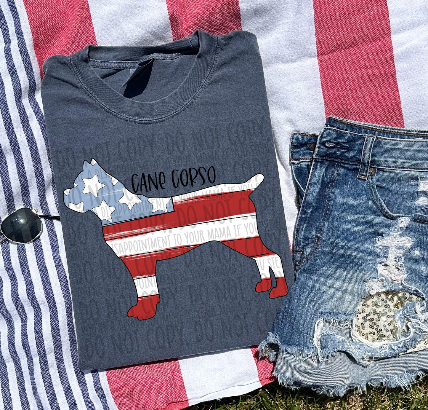 Patriotic Tee- Comfort Color