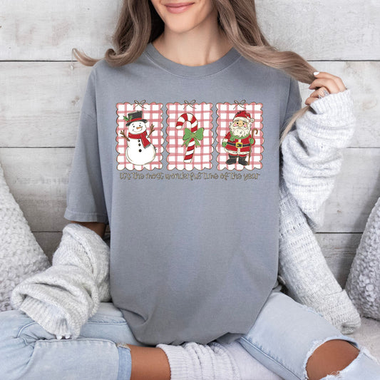 Most wonderful time of the year red- DTF Transfer