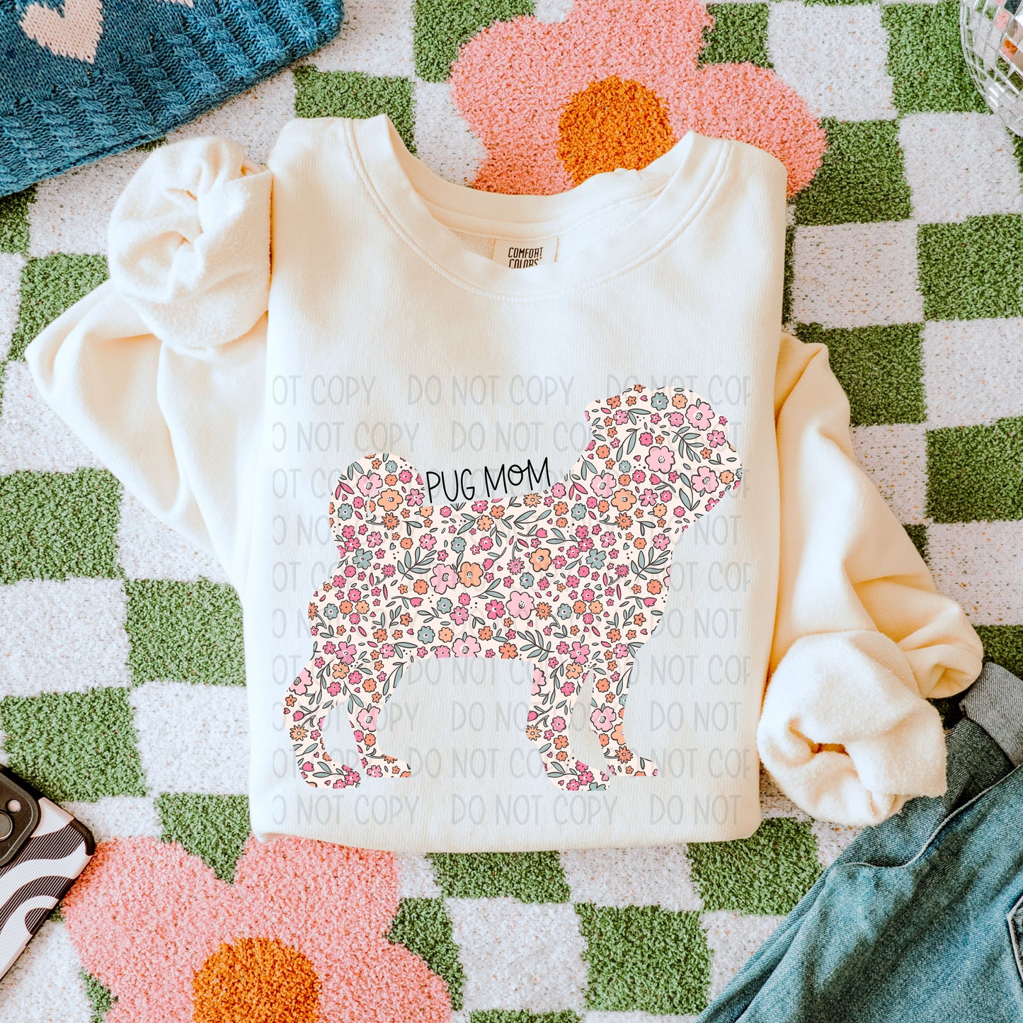 Dog Mom Floral- DTF Transfer