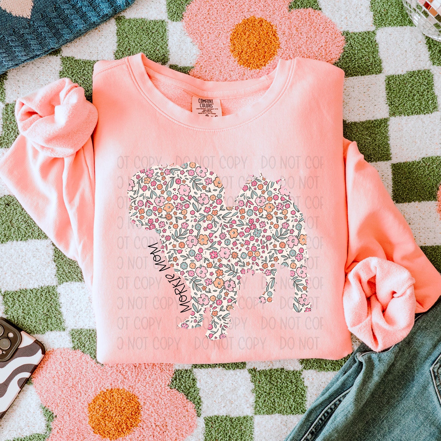 Dog Mom Floral- DTF Transfer