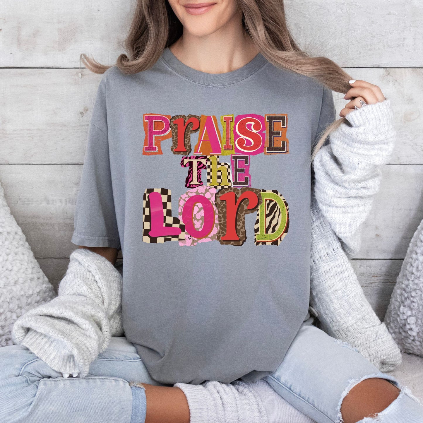 Praise The Lord patchwork 2- DTF Transfer