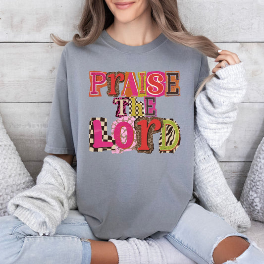 Praise The Lord patchwork 2- DTF Transfer