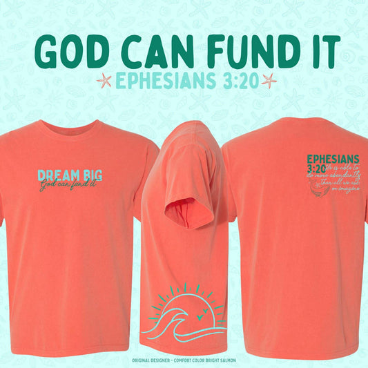 Dream Big God can fund it-DTF Transfer ( SET)