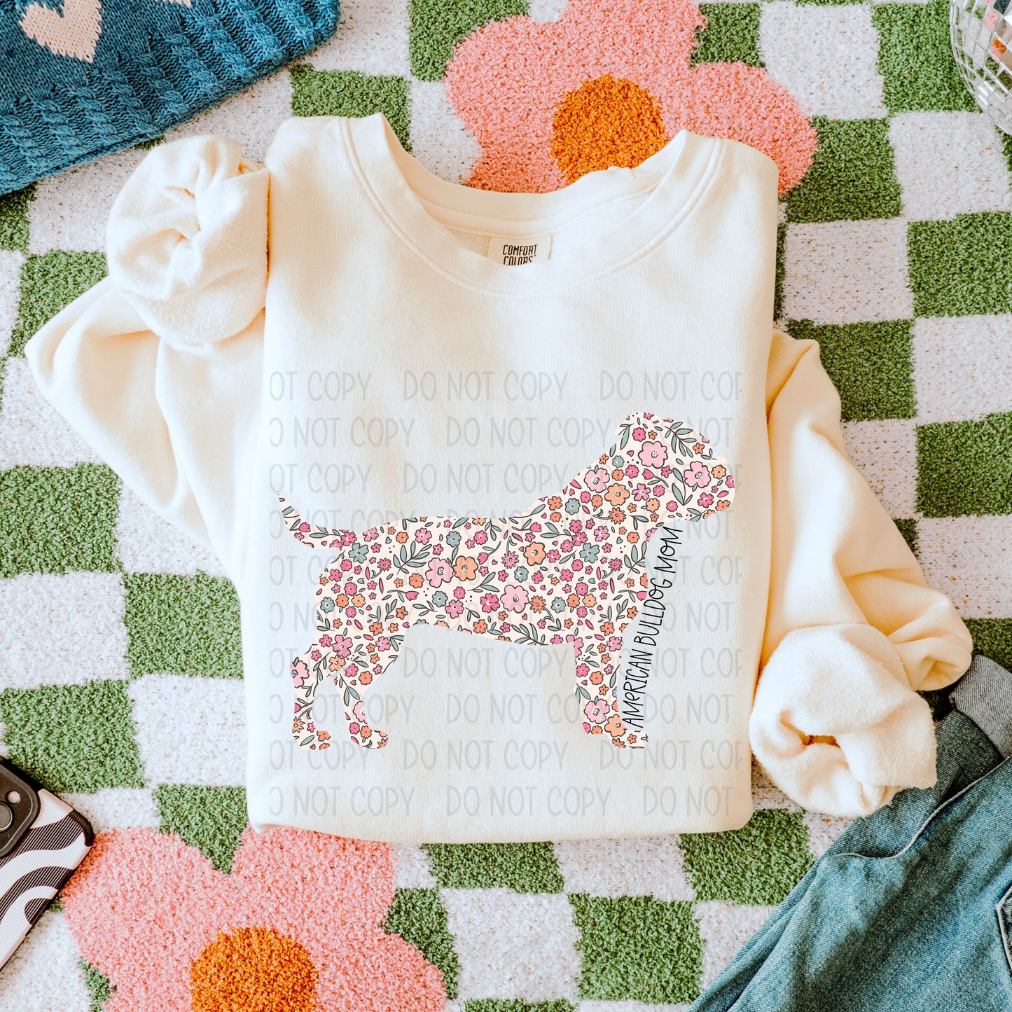 Dog Mom Floral- DTF Transfer