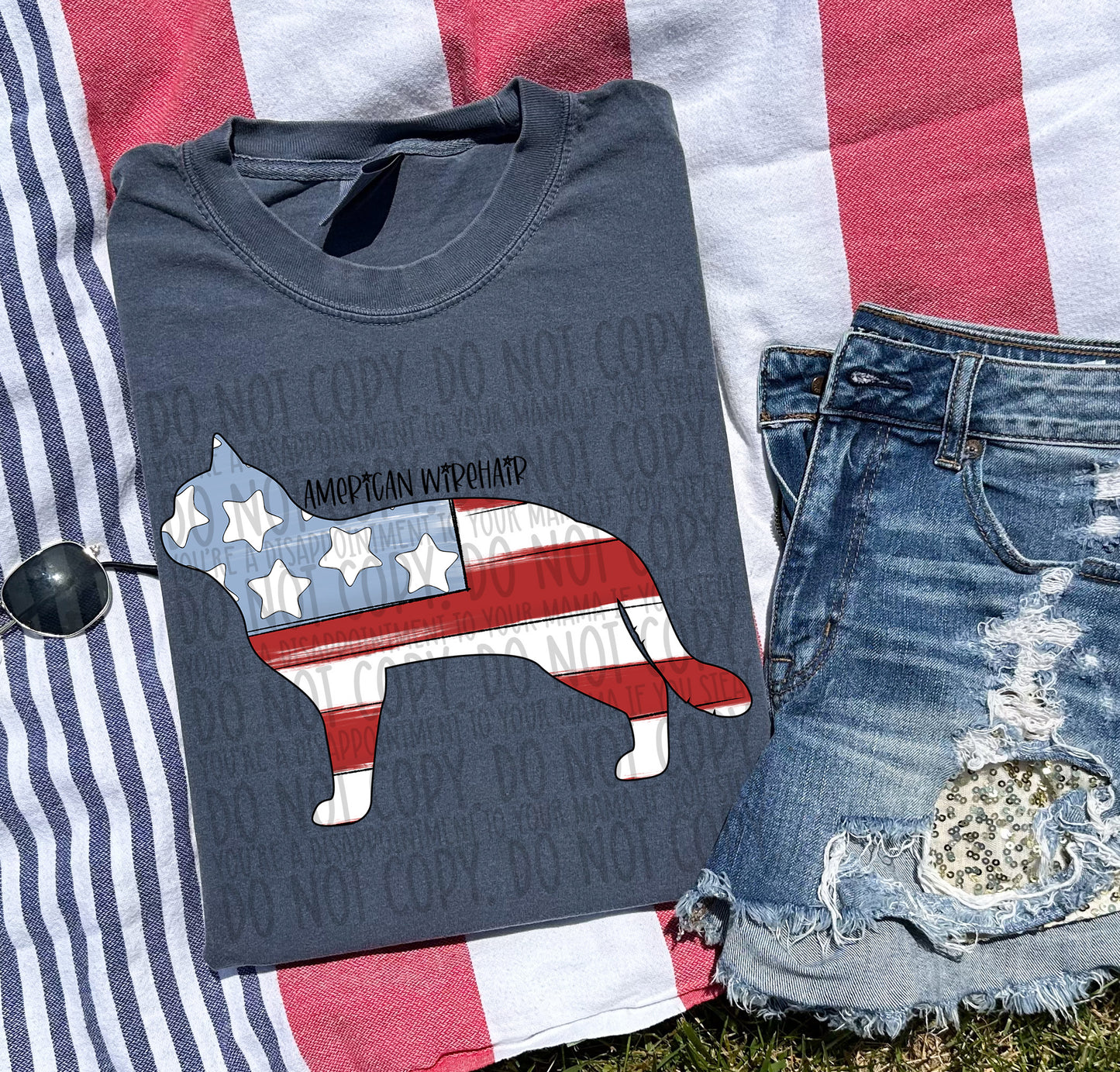 Patriotic Tee- Comfort Color