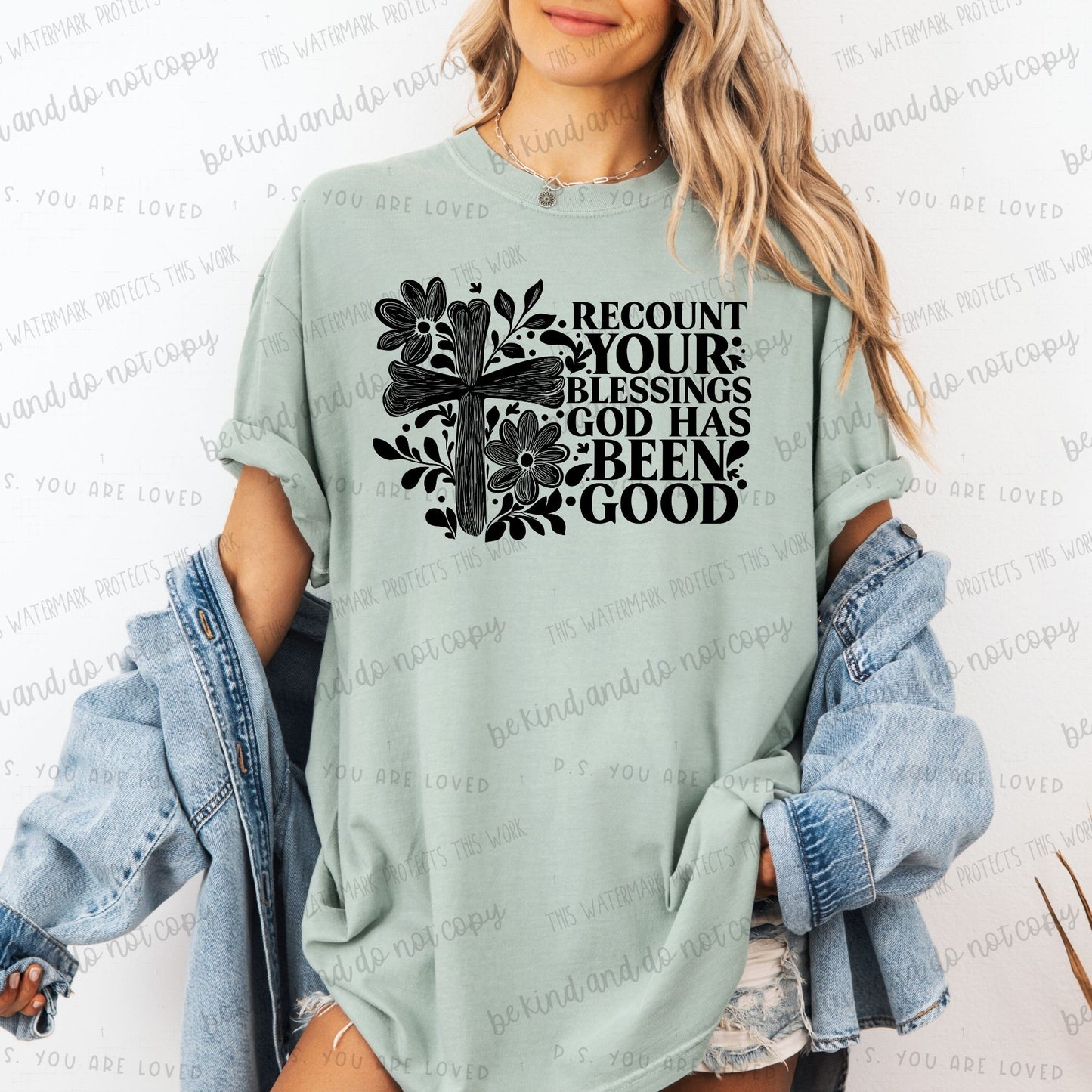 Recount your blessings God has been good-DTF Transfer