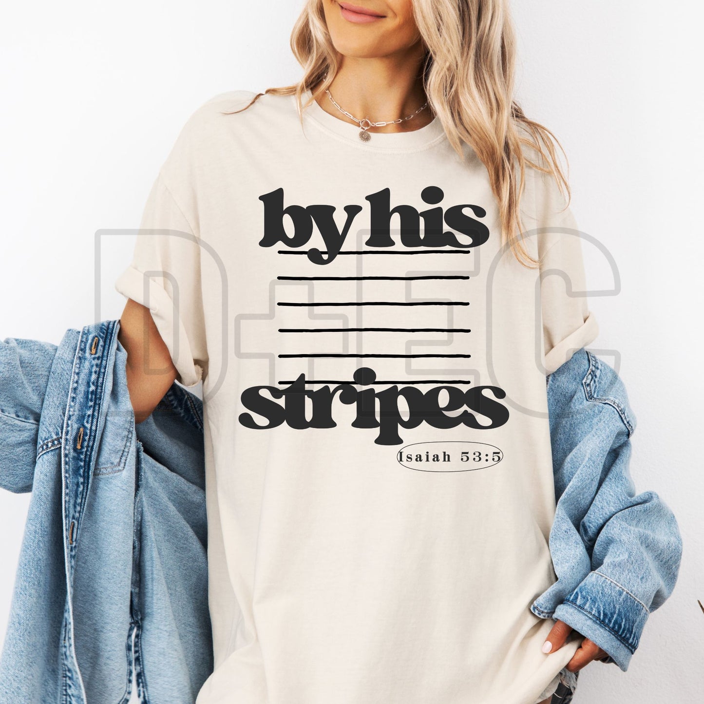 by his stripes- DTF Transfer