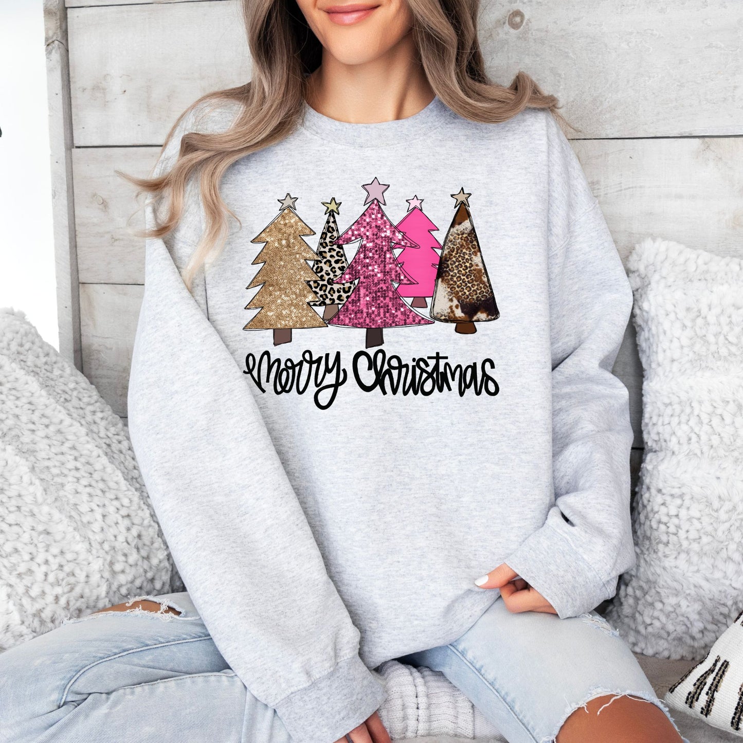 Merry Christmas Trees-DTF Transfer
