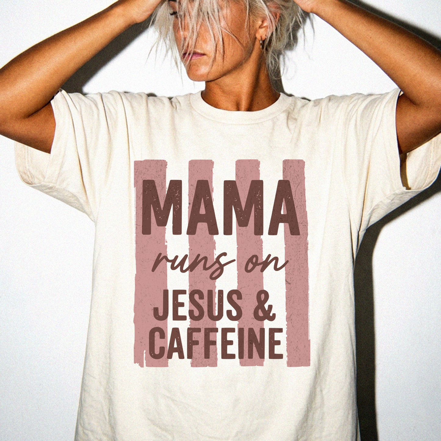 Mama Runs On Caffeine and Jesus Brown