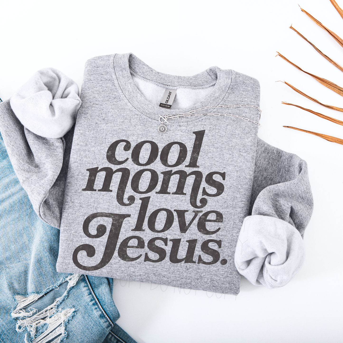 Cool moms love Jesus- DTF Transfer