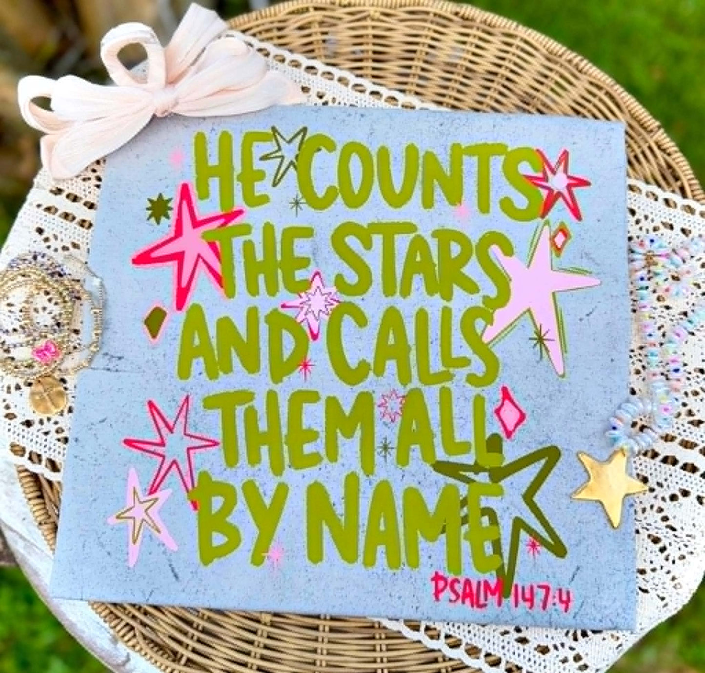 He Counts The Stars And Calls Them All By Name - DTF Transfer