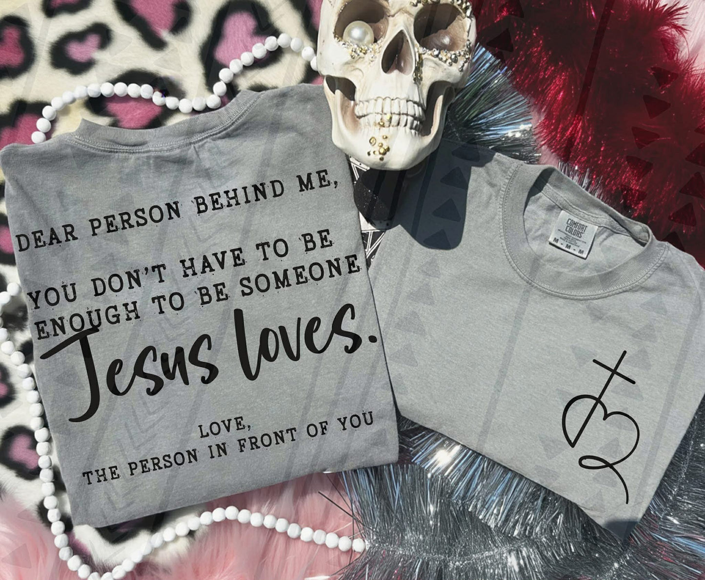 Dear Person …Jesus loves-SET-DTF Transfer