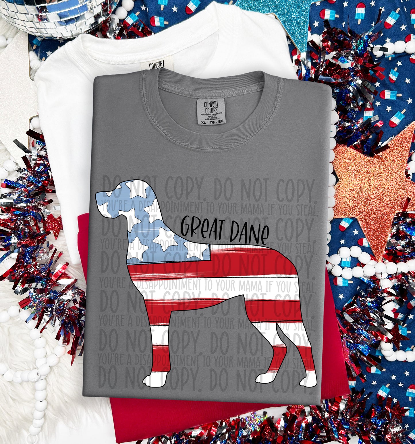 Patriotic Dogs - DTF Transfer