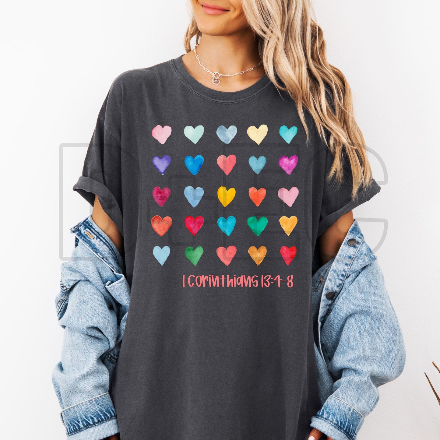 1 Corinthians 13:4-8- DTF Transfer