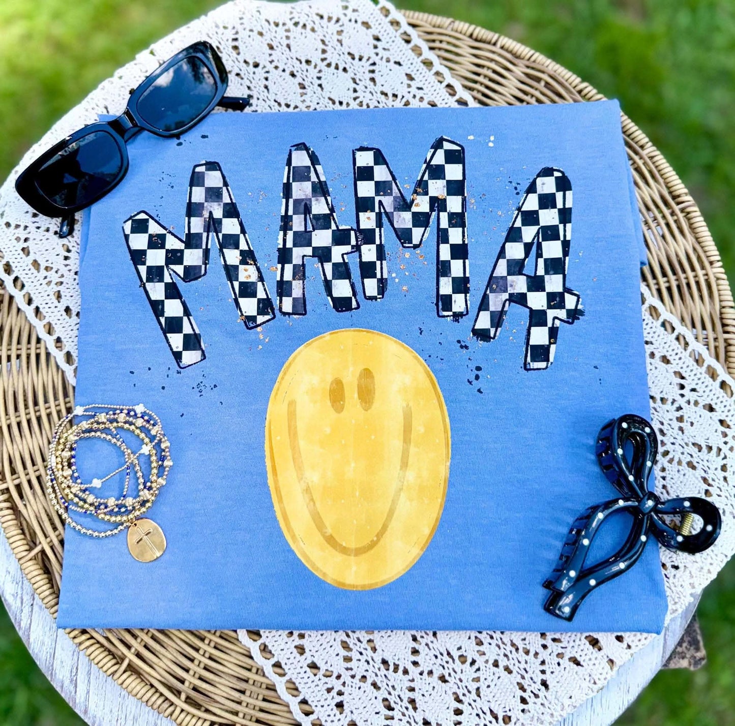 Mama checkered-DTF Transfer