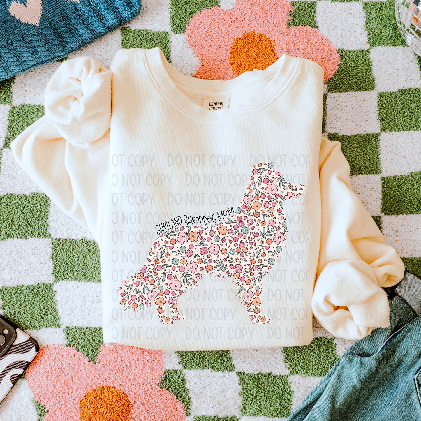 Dog Mom Floral- DTF Transfer