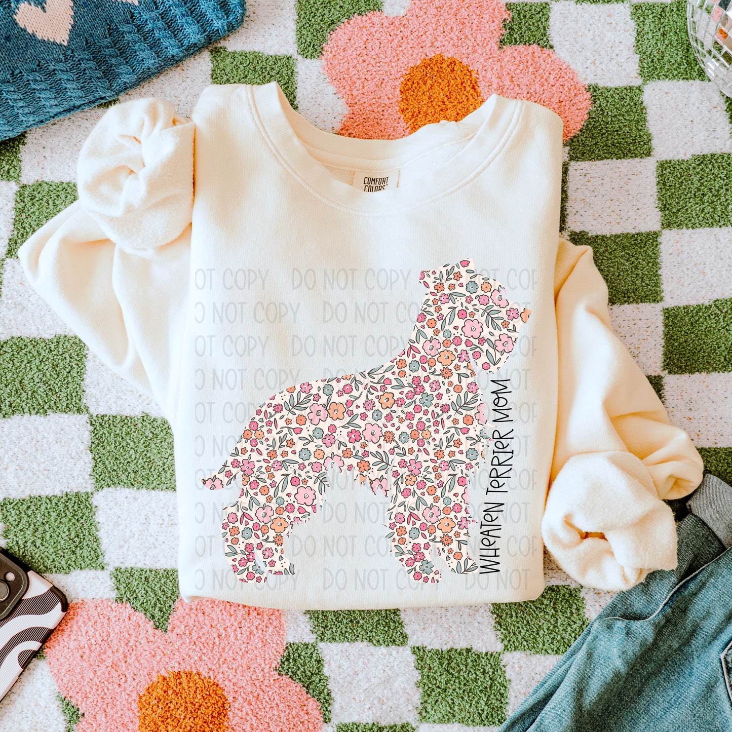 Dog Mom Floral- DTF Transfer