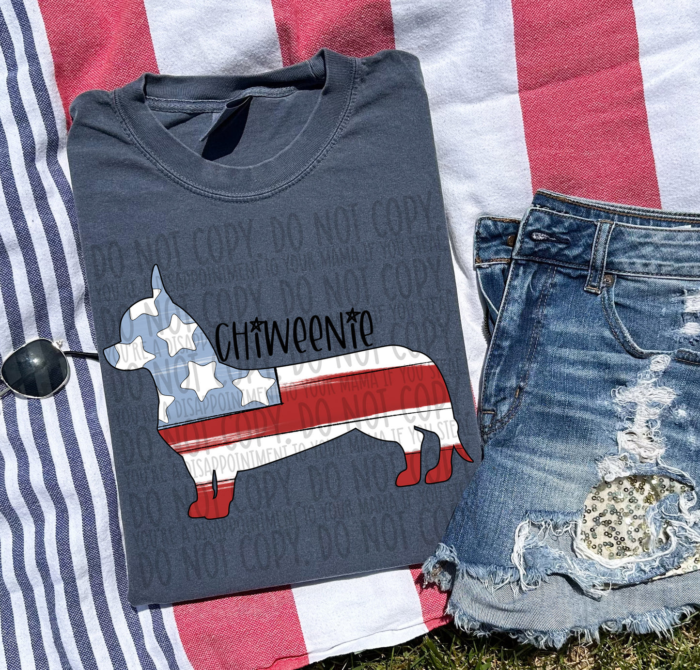 Patriotic Tee- Comfort Color