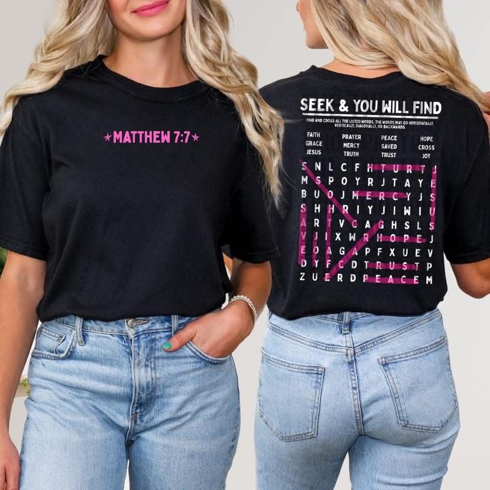 Seek & you will find-SET- DTF Transfer