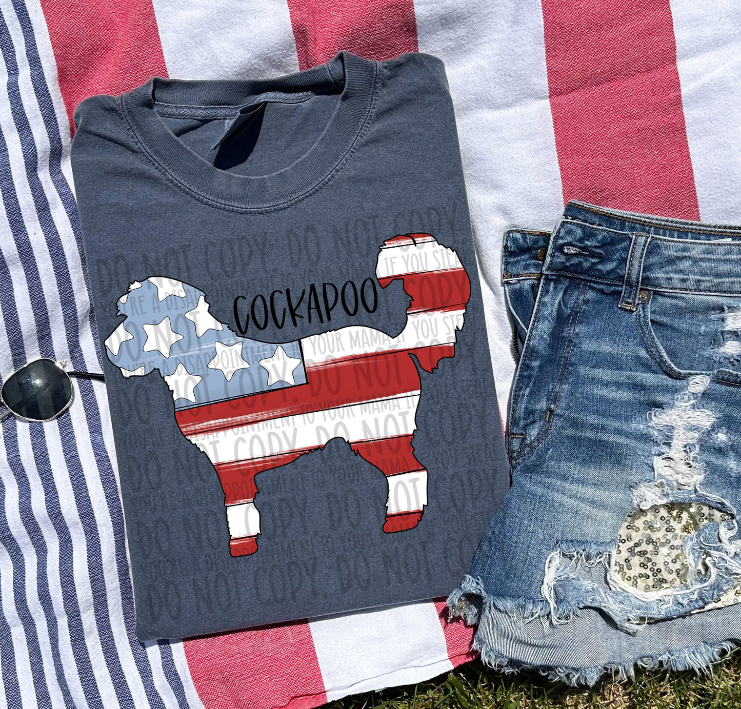 Patriotic Tee- Comfort Color