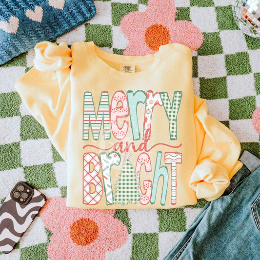 Merry & Bright- DTF Transfer