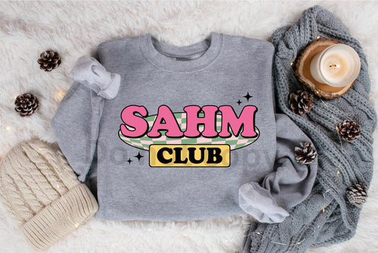 SAHM Club- DTF Transfer