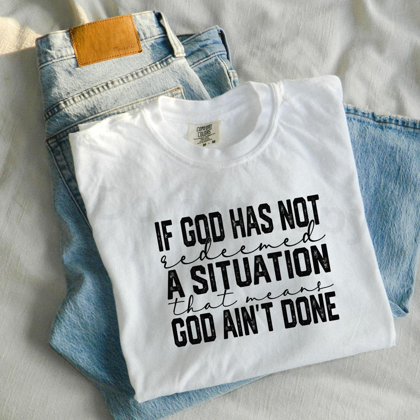 If God has not redeemed a situation God ain't done- dtf transfer