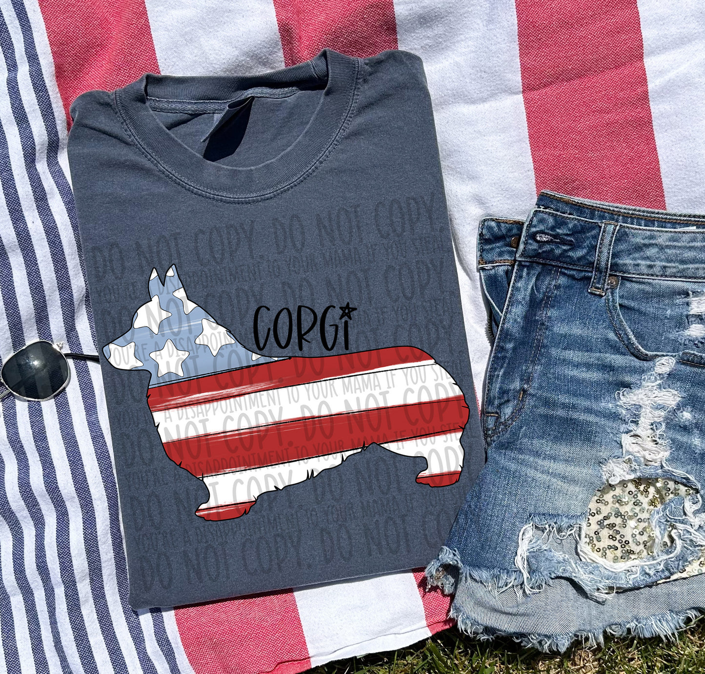 Patriotic Tee- Comfort Color