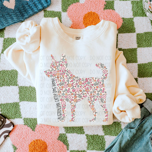Australian Cattle Dog Mom-Comfort Color Sweatshirt