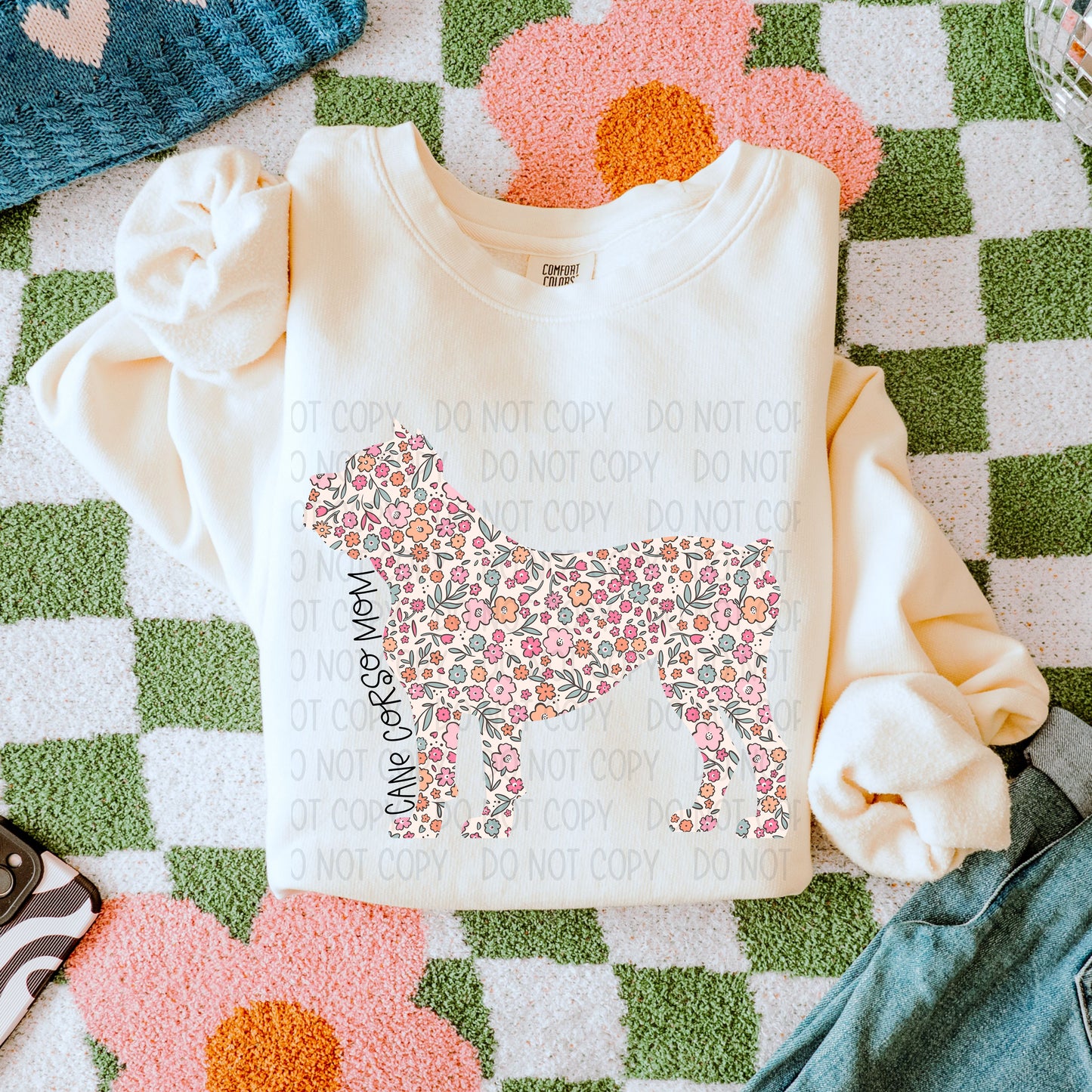 Dog Mom Floral- DTF Transfer