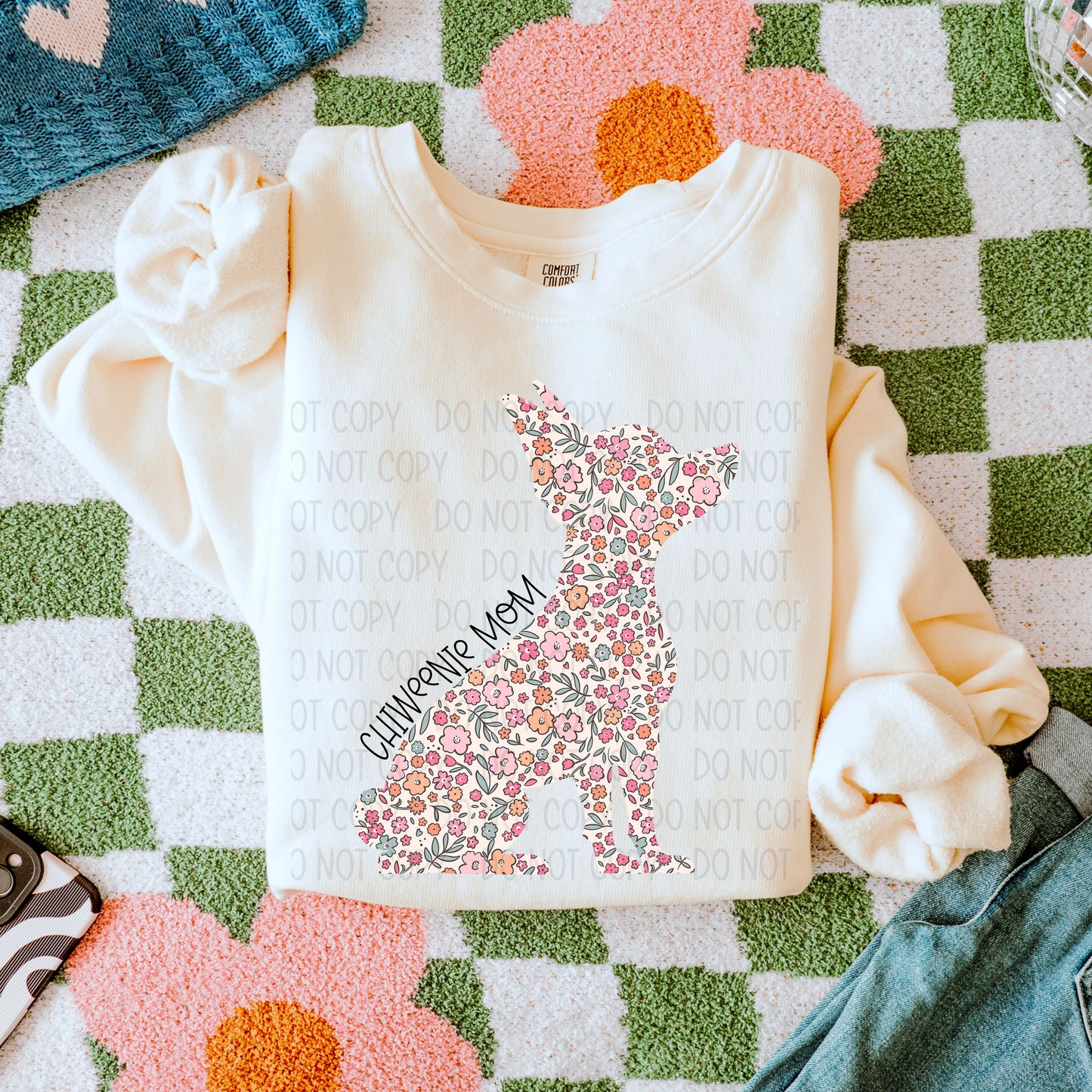 Dog Mom Floral- DTF Transfer