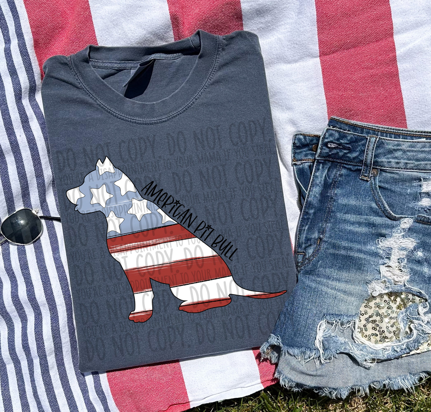 Patriotic Tee- Comfort Color