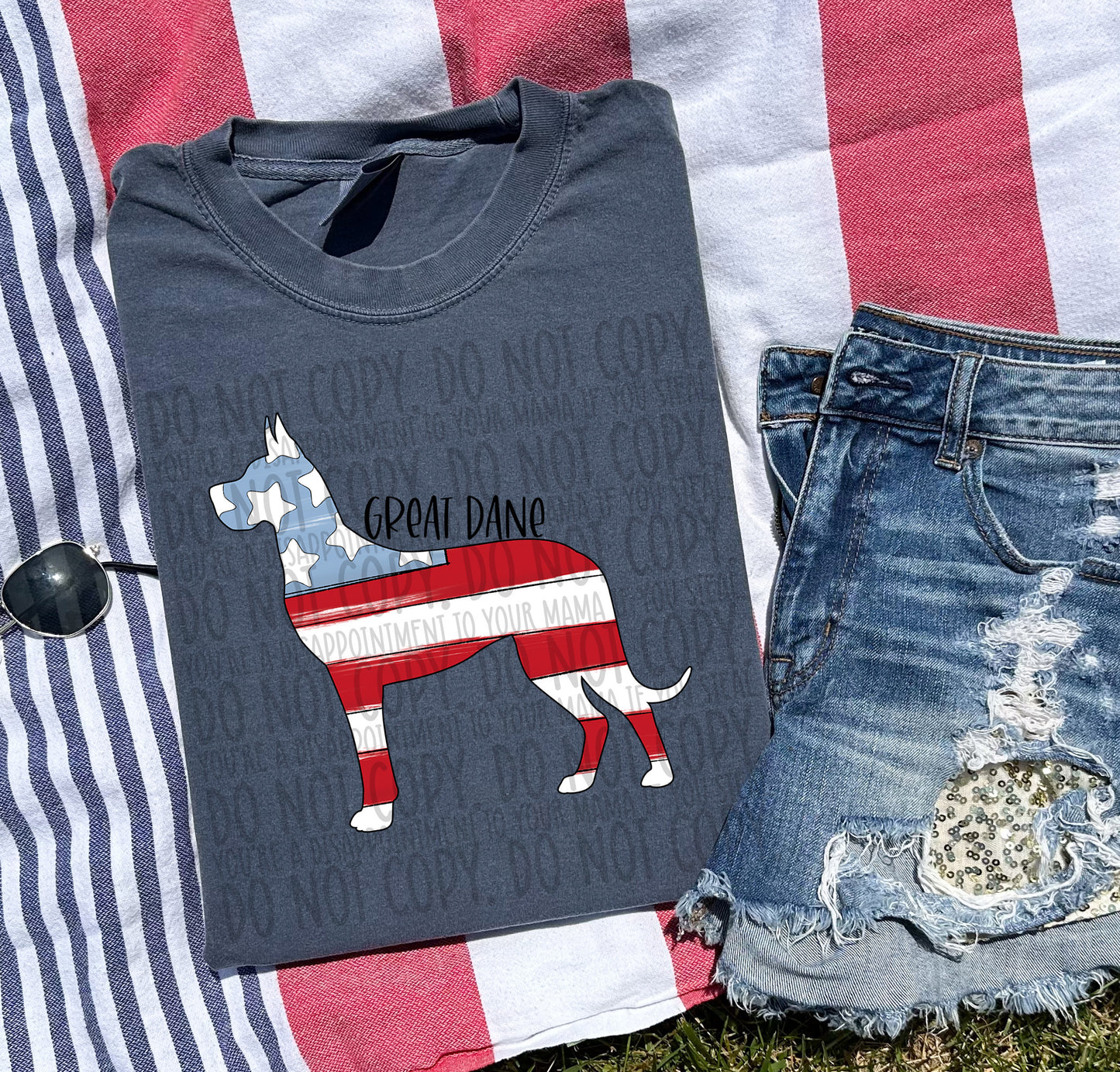 Patriotic Tee- Comfort Color