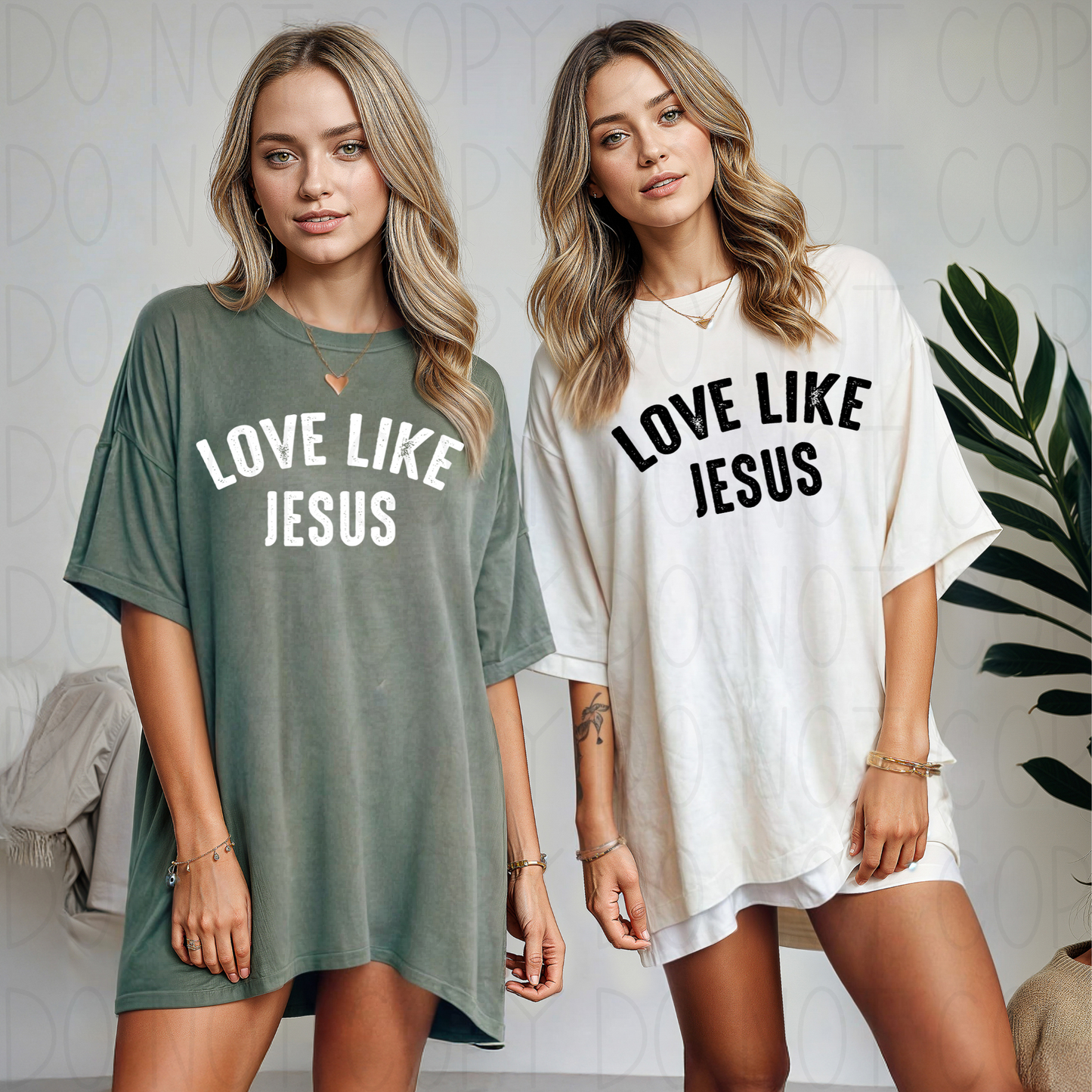 Love like Jesus Distressed- DTF Transfer