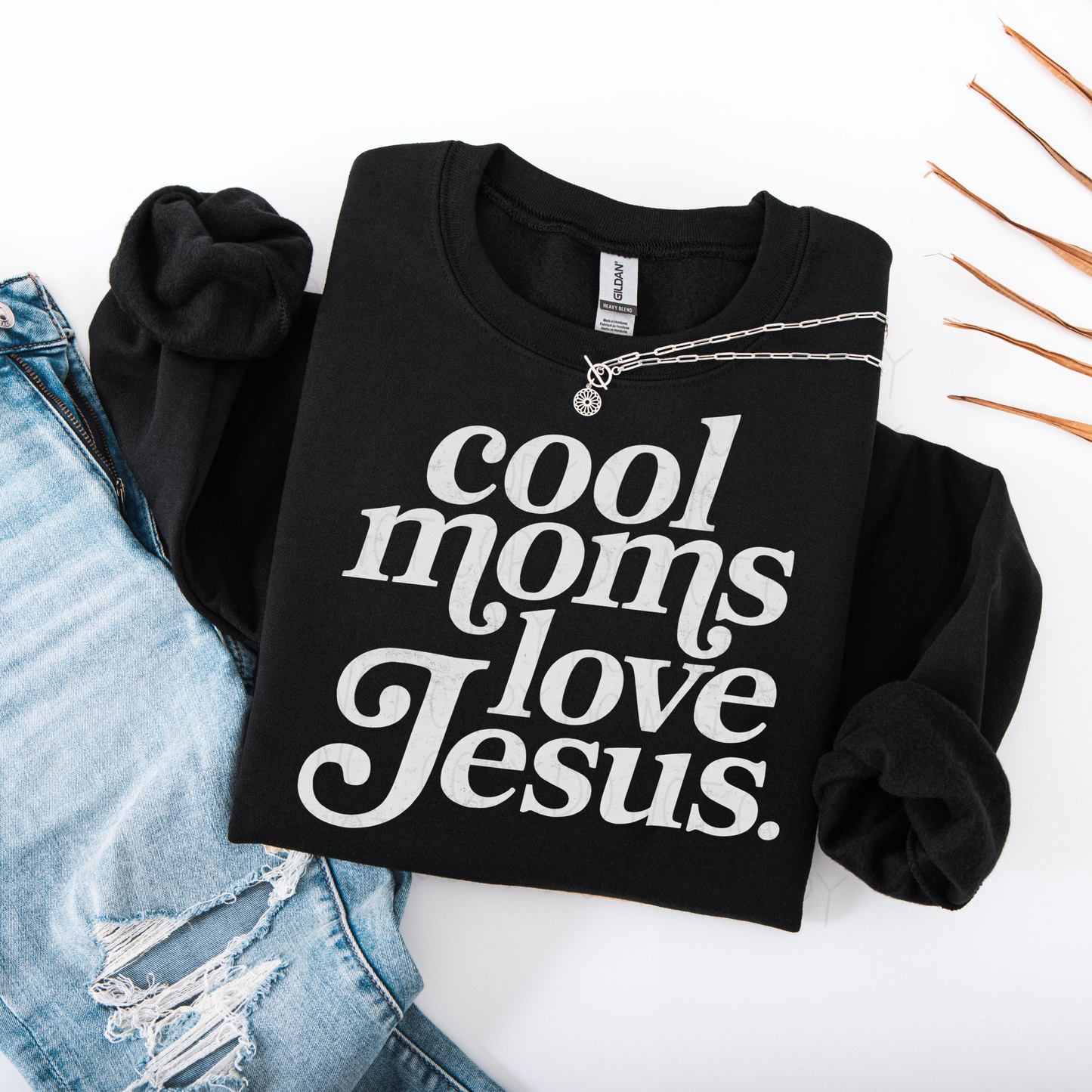 Cool moms love Jesus- DTF Transfer