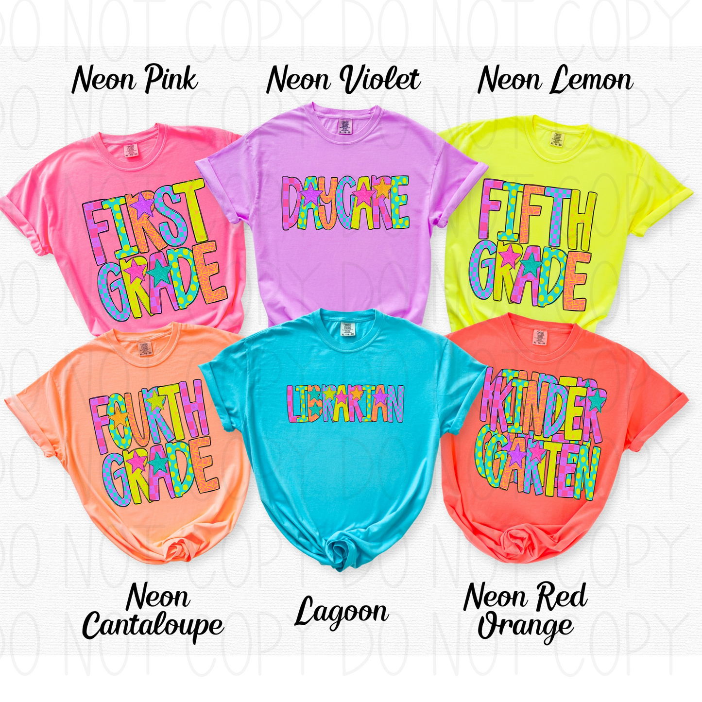 Preppy Bright School- DTF Transfer