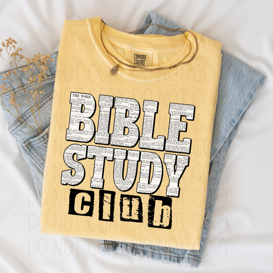 Bible Study Club- DTF Transfer