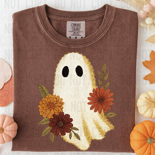 Floral Ghostie- DTF Transfer