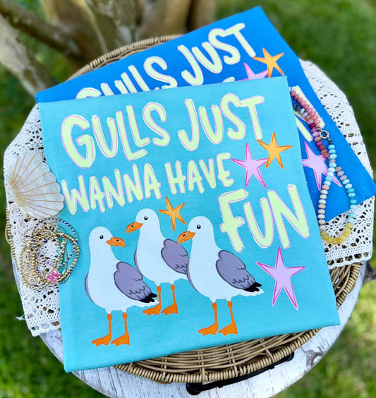 Gulls just wanna have fun-DTF Transfer